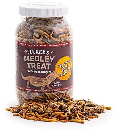 Fluker's Bearded Dragon Medley Treat Food, 3.2-Ounce (72023)