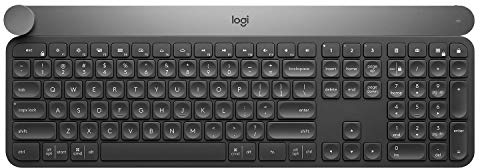Logitech Craft Teclado Inalámbrico, Disposición QWERTY Italiano, Gris
