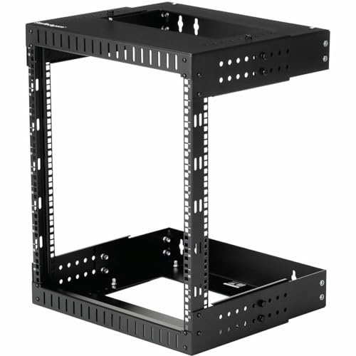 StarTech 2-Pfosten 12HE Wandmontage Netzwerk-Rack, 19 (RK12WALLOA)