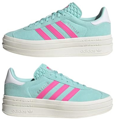 Adidas Gazelle Bold W Baskets de Mode Unisexes Vertes 38 EU