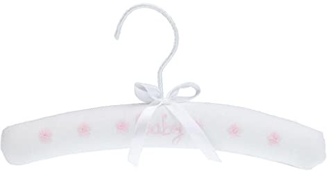 Rosa Lovely Baby Kinder Gepolsterte Baumwolle Band Kleiderbügel - Niedliche Dekoration für Kinder Kleiderschrank