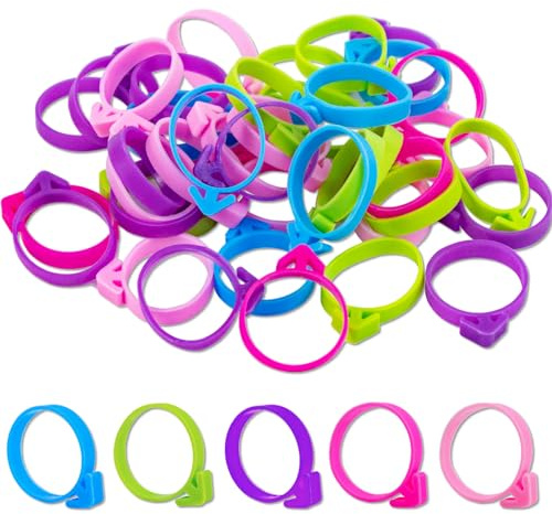 120Pcs Pastry Bag Ties, Silicone Icing Bag Ties, Decoration Piping Bag Ties for Pastry Baking Cookies, Reusable Baking Pastry Bag Ties for Cupcakes Cookies and Pastry Seal (Multicolor)