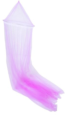 Happyyami Mosquitera de Princesa para Cama de Hilo y Protectora Cortina Decorativa Romántica para Dormitorio y Sala Instalación Fácil con Ganchos y Cuerdas