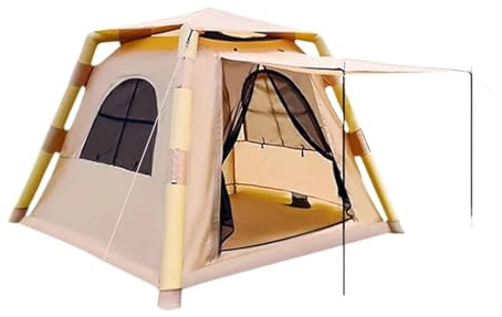 Tenda da campeggio gonfiabile per 2 – 4 persone, facile da montare, autoportante, con pompa a mano, impermeabile