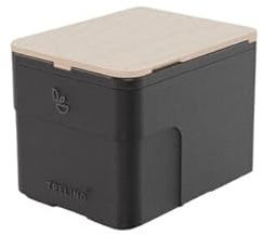 Trelino Origin XS Composting Toilet, 30 x 38 x 29.5 cm, 6 L Solid Container, 4.5 L Urine Canister, 150 kg Load Capacity