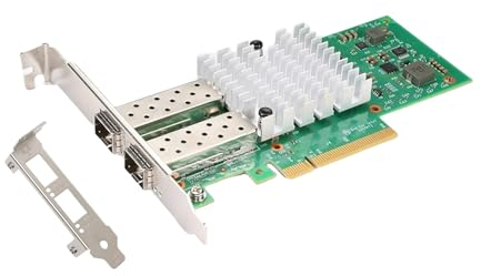 Broadcom BCM57810S 10G Ethernet Network Card with 2 SFP Ports, PCI-E Adapter, Tall & Short Bracket