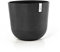 Ecopots Blumentopf Oslo Dunkel Grau - mit Wasserversorgung - Durchmesser Ø 55 cm rund groß - Pflanzentopf aus Recycling Kunststoff - Übertopf modern für Indoor und Outdoor