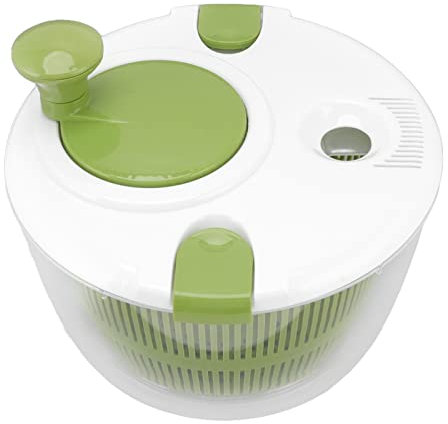 Centrifuga per Insalata a Manovella Resistente Alla Rottura e Disidratazione Rapida con Grande capacità, Ideale per le Famiglie, Preparazione Facile e Veloce 'insalata