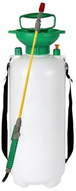 Avilia Trädgårdsaxellryckssprinkler - sprutpump för bekämpningsmedel, fungicider och gödselmedel, 5 liter, justerbart munstycke, spray och dimma, 43 x 18,6 x 18,5 cm