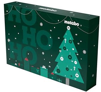 Metabo Adventskalender 2024 – 24 Überraschungen mit hochwertigem Zubehör für Elektrowerkzeuge – Perfekt für Heimwerker und Profis, die Qualität und Vielfalt schätzen