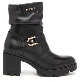 Nero Giardini I411904D Stivaletti Donna in Pelle - Nero 39 EU