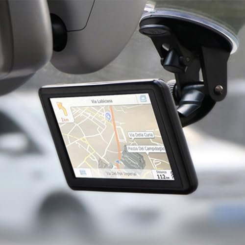 Aprilsunnyzone Navigateur GPS, GPS, radars, aide au guidage de voie pour voiture, camion, poids lourds avec cartes du Royaume-Uni (Afrique)