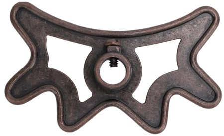 Baxnore Tête de Pont de Queue de Billard Professionnelle, en Acier Inoxydable de qualité supérieure, à Enfiler, pour salles de Jeux à Domicile et Clubs de Billard, métal Bronze