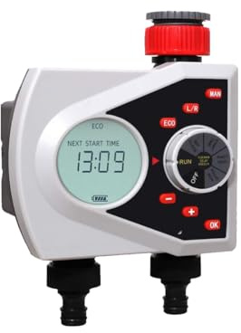 Garden Water Hose Tap Timer with Two Outlets Irrigation System