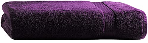 Top Fuel Fashion Badetuch Elegance 48015 Handtuch 100x150 cm Frottier Baumwolle aubergine (lila)