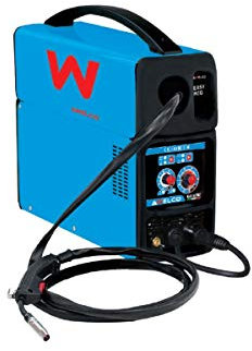 AWELCO SALDATRICE MIG/MAG/MOG EASYMIG 160 INVERTER MULTIPROCESSO DIGITALE CON PINZA MASSA, TORCIA MIG, MASCHERA, FILO ANIMATO 0.9 E SOSTEGNO ESTERNO PER BOBINA DA 5 KG