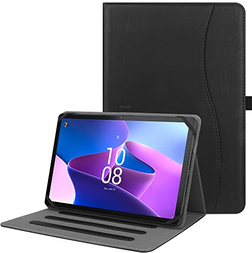 HGWALP Custodia universale per tablet da 10.1,10.2,10.5,10.9,11 pollici,Cover con Cinturino per Whitedeer/TABWEE T80/Doogee U11/U11 Pro 11/Doogee Tab A9/A9 Pro/Tab G6 11/T10W/U10-Black