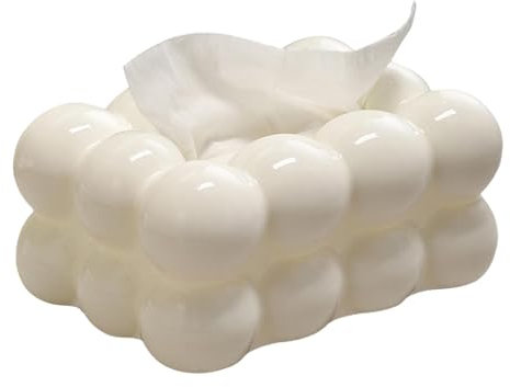 Taschentuchbox Bubble - Zuckerwatte Tissue Box | Gesichtspapier Organizer Spender | Taschentücher Box | PP Kreativ Kosmetiktücher Box | Dekorative Taschentuchbox Für Badezimmer Wohnzimmer Schlafzimmer
