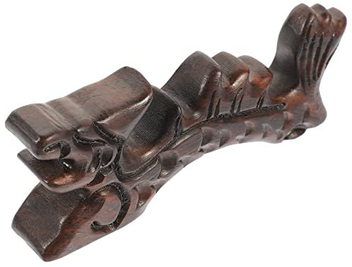 FUNOMOCYA Holz Kalligraphie Pinsel Halter Stiftbehälter Für Schreibtisch Pinselständer Mit Chinesischem Design Als Praktische Stiftablage Und Dekoration Für Wohnzimmer Und Büro