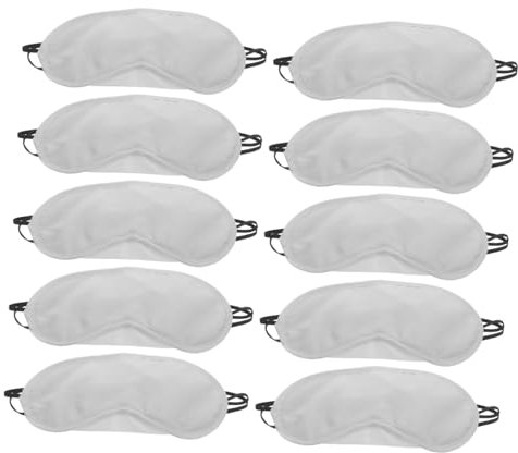 , Schlafhaut, Knospen, Schnarchen, Kopfhörer, Maske, Augengel, Heimzubehör, Grau, Polyester, 20 Stück