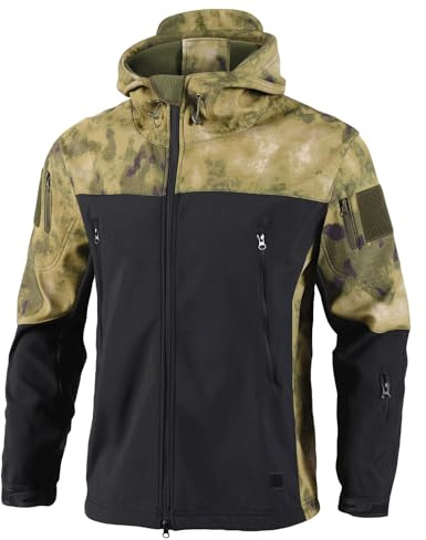 Veste Travail Homme Chantier Blouson Imperméable Chaud Equipement Camouflage Imperméables Chantier Impermeable Winter Hiver Froid Randonnée Coupe Men Camouflage Militaire Bombers Homme L