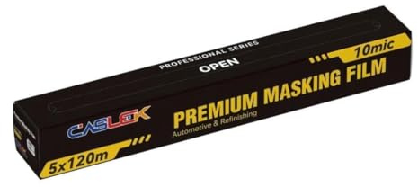 Caslek Premium Clear Masking Film (5m x 120m) Paint Protection (5m x120m)