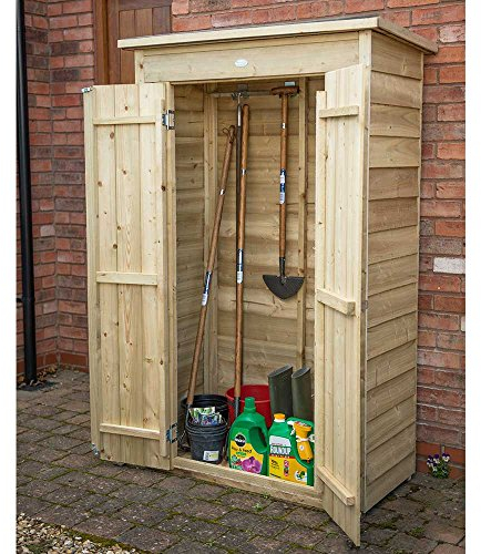 Forest Wooden Pressure Treated Pent Tall Storage Shed - Assembly Available