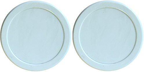 Dynamo Air Hockey Pucks Set - Includes 2 Airhockey Pucks (White 2 1/2)