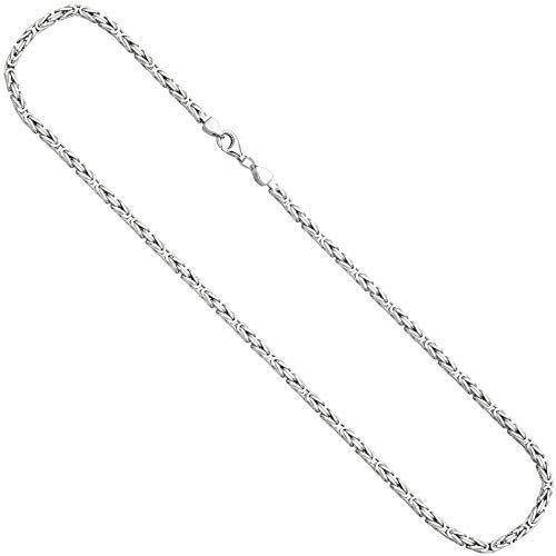 Jobo Damen Königskette 925 Sterling Silber 3,1 mm 45 cm Halskette Kette Silberkette