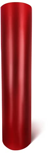 VViViD Red Satin Chrome Car Wrap Stretch Conform Cast Vinyl DIY (1ft x 5ft)