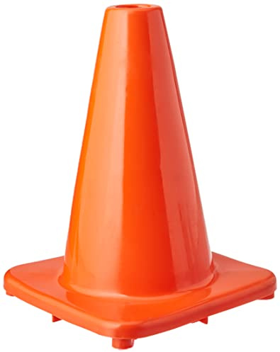 Sodico 60099 Cono De Señalizacion Bandas Fluorescentes Rojas Y Blancas 30 Cm