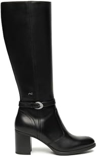 Nero Giardini I514650D Stivali Donna in Pelle - Nero 36 EU