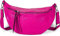 styleBREAKER Damen Halbmond Crossbody Schultertasche, abnehmbarer verstellbarer Schultergurt, Einfarbige Handtasche 02012386, Pink