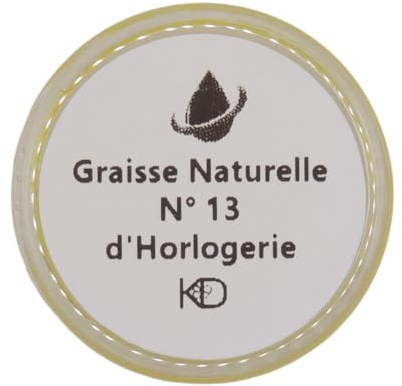 KD89 Graisse Naturelle d'horlogerie Professionnelle N°13 - Idéale pour la Lubrification des Ressorts, remontoirs de Montre et pour la mécanique de précision