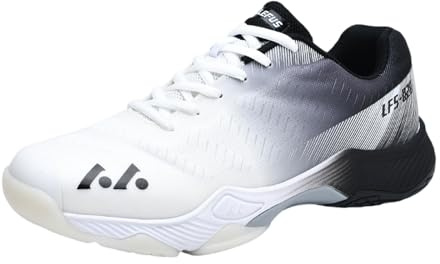 Leichtrit Scarpe da Badminton,Scarpe Pallavolo Uomo,Scarpe Tennis Leggero Antiscivolo Scarpe da Squash Uomo Donna Scarpe da Palestra Traspirante Comode,Unisex per Indoor Outdoor Badminton