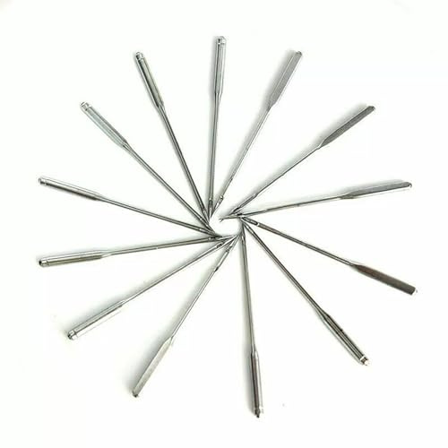 Dinghaole Lot de 60 aiguilles universelles pour machine à coudre - Tailles assorties 65/9, 75/11, 80/12, 90/14, 100/16, 110/18, parfaites pour denim, cuir, jeans, jersey, aiguilles universelles