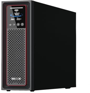 AMEHRU C2KS - Alimentation sans Interruption (UPS) 2kVA 2000W for Serveur, Alimentation de Secours avec stabilisation de Tension et autonomie prolongée de 6heures
