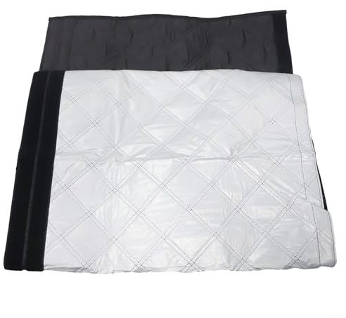 Portable Air Conditioner Exhaust Hose Cover 5 Inch Diameter Insulated Heat Shield Sun Shade Oxford Cotton Aluminium Film Material Energy Saving Design Improves Cooling an(Silver)