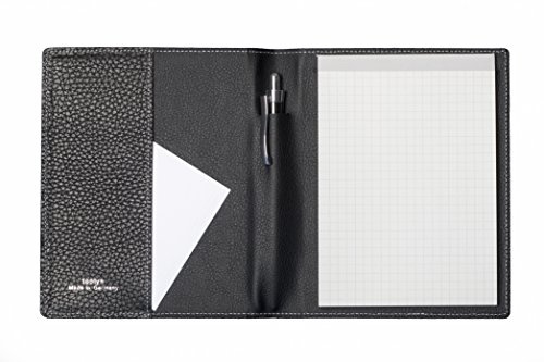 Tooly Porte-documents en cuir de vachette avec bloc DIN A6