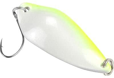 FTM Unisex – Erwachsene 10C5200051C10 Spoon Rock 4,2g-Löffelblinker zum Spinnfischen, Forellenblinker, Forellenköder, Blinker zum Forellenangeln, Farbe:gelb/weiß, Bunt, Normal