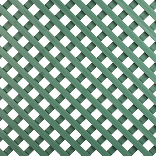 Nortene Celosía Fija Pvc Verde 18 mm Decorativa 1 x 2 m