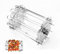 Victop Rotating Kebab Skewers Stainless Steel Roaster Rotisserie Skewers, Needle Cage Oven Kebab Maker Grill Includes 10 Skewers Fits for Most Air Fryer Oven Rotisserie Grill