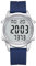 Schrittzähler Uhr Ohne Bluetooth,Ohne App Schrittzähleruhr,30M Wasserdichteuhr,LCD großen Ziffern,Freundliche Schrittzähleruhr Senioren,mit Countdown/Alarm/Kalorienzähler(Silikagel Blau)