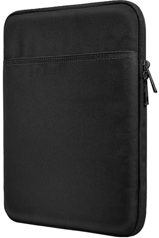 TiMOVO 13 Housse de Tablette pour iPad Air 13 M3 2025, iPad Pro 13/12.9, Galaxy Tab S9 Plus/S10+/S9 FE+, Remarkable Paper Pro 11.8, Sac à Poches, Noir