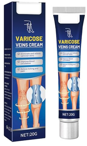 Crema per le Vene Varicose,Crema Contro le Vene Varicose,Cremas Riparatrice Vene Delle Gambe,Cremas Vene Cura delle Gambe,20G,1PC