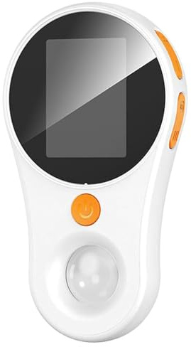 Hsthe Sea Mini Microscope, 2.0 Inch IPS Screen, 500X Magnification, Portable Pocket Microscope with 3-Level Adjustable LED Light, USB PC Connection (White)
