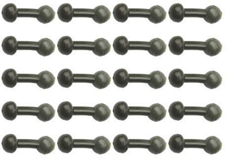 Perles De Pêche | 20 Perles pour Silure Appâts Pêche | Appâts Caoutchouc Anti-Vibration pour Truite Carpe Trolling Saumon