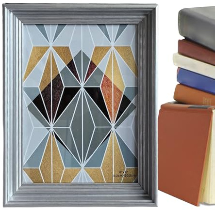 Cachette Secrète Pour Passeport | Cadre Photo Avec Compartiment Dissimulé,Boîte De Dissimulation Pour Bijoux Argent Clés USB Chambre Salon Bureau