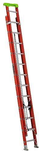Louisville Ladder 20-foot Fiberglass Extension Ladder, 300-Pound Load Capacity, Type IA, L-3022-24PT