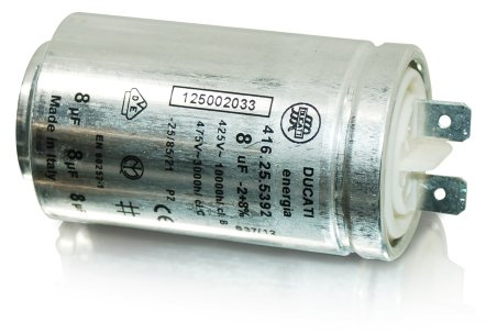 8Uf Entstörkondensator für Zanussi Wäschetrockner entspricht Teilenummer 1250020334